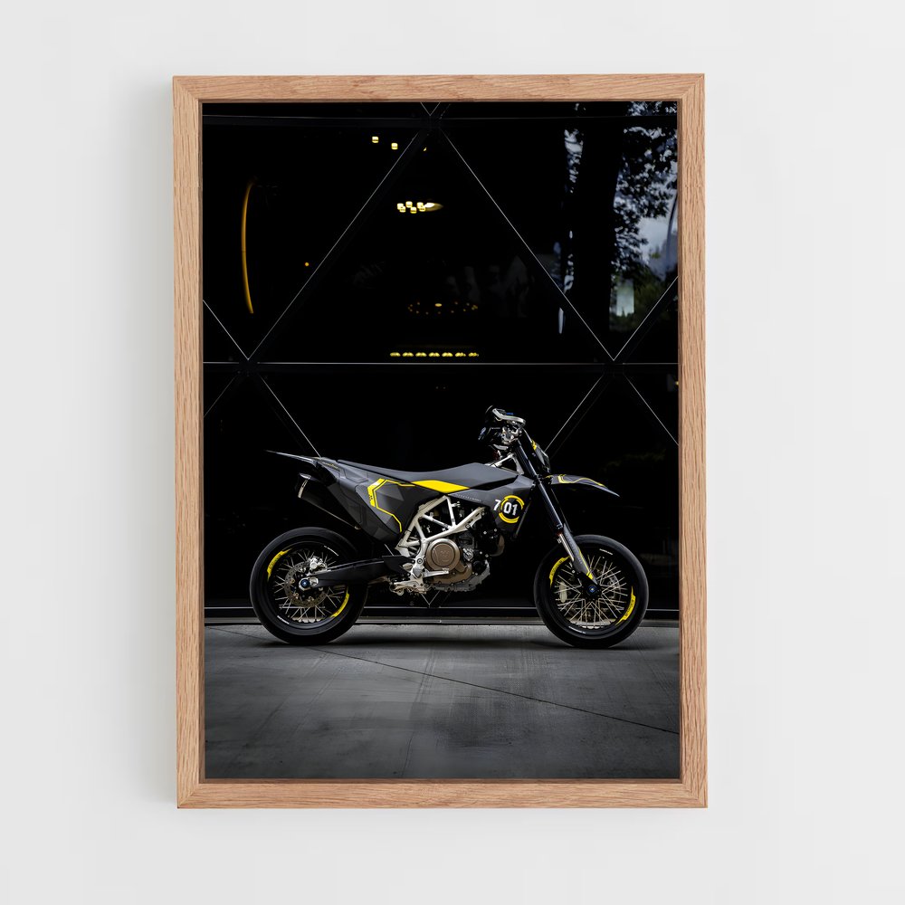 Poster supermoto incroyable – affiche Husqvarna (vue 4)